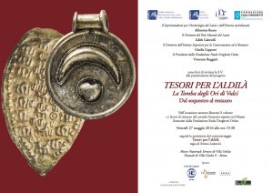 27 MAGGIO 2016 – <BR>TESORI PER L’ALDILA’