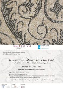 02 APRILE 2022 – <BR> <BR> IL MOSAICO DELLA REAL CASA